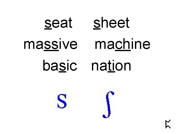 seat sheet massive machine basic nation 