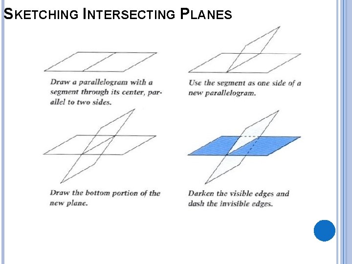 SKETCHING INTERSECTING PLANES 