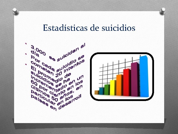 Estadísticas de suicidios 