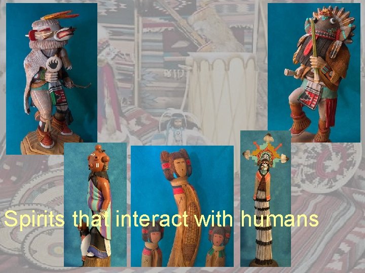 Spirits that interact with humans 