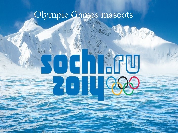 Olympic Games mascots 