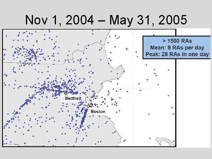 Nov 1, 2004 – May 31, 2005 