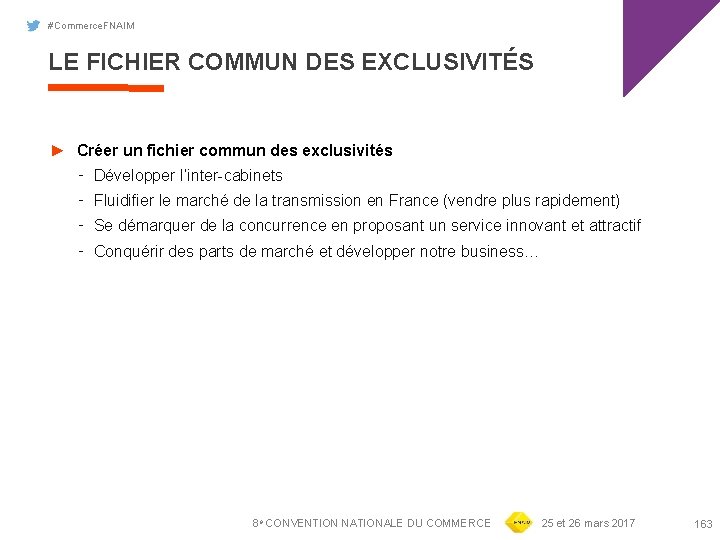 #Commerce. FNAIM LE FICHIER COMMUN DES EXCLUSIVITÉS ► Créer un fichier commun des exclusivités