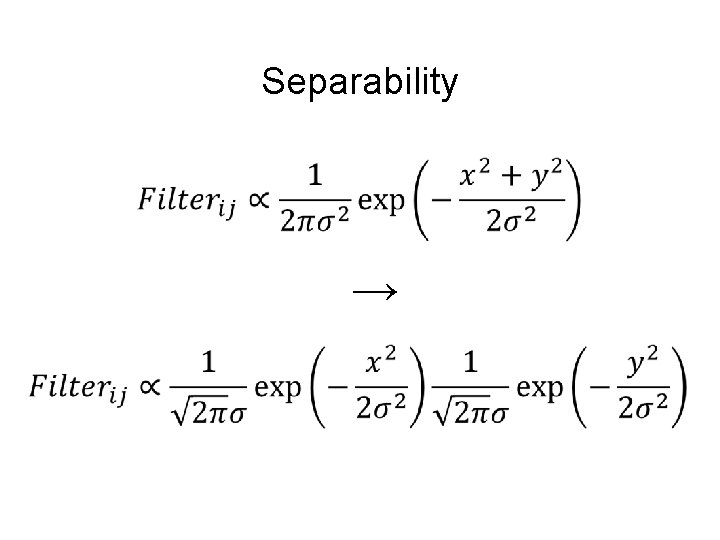 Separability → 