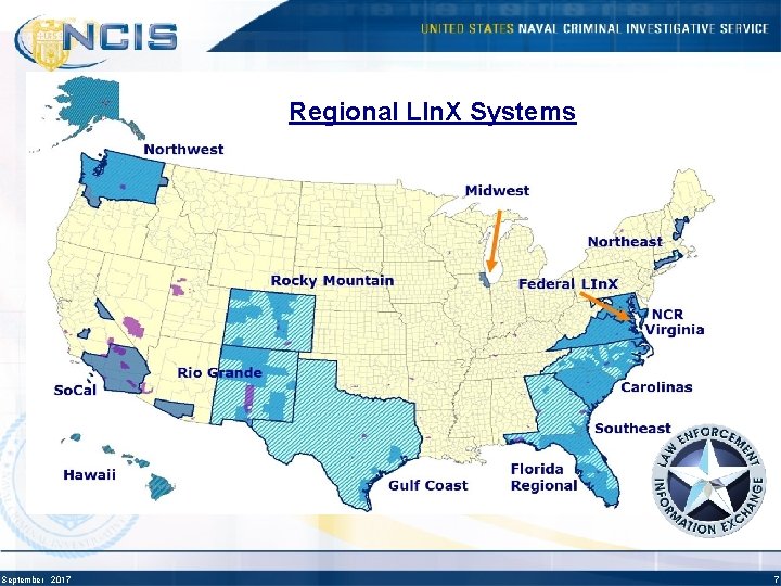 Regional LIn. X Systems September 2017 7 