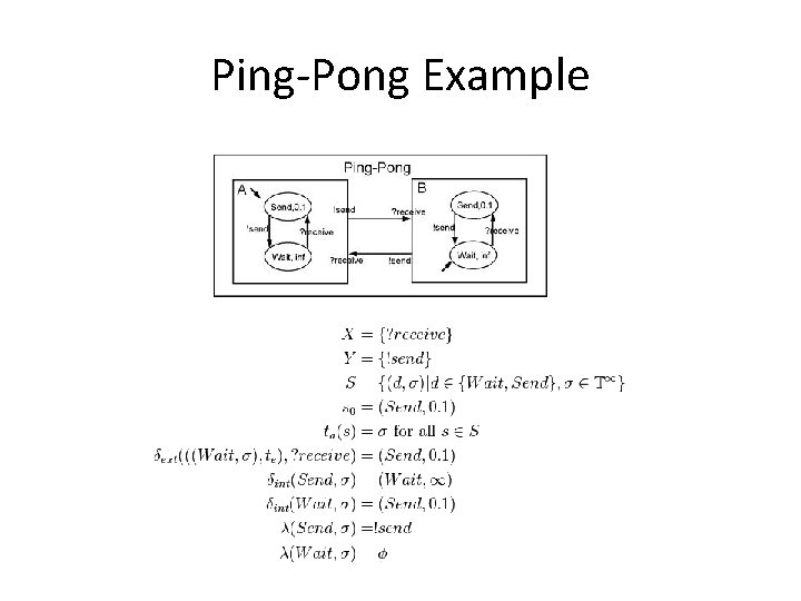 Ping-Pong Example 