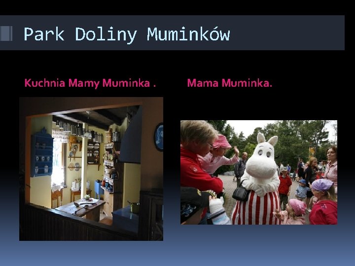 Park Doliny Muminków Kuchnia Mamy Muminka. Mama Muminka. 