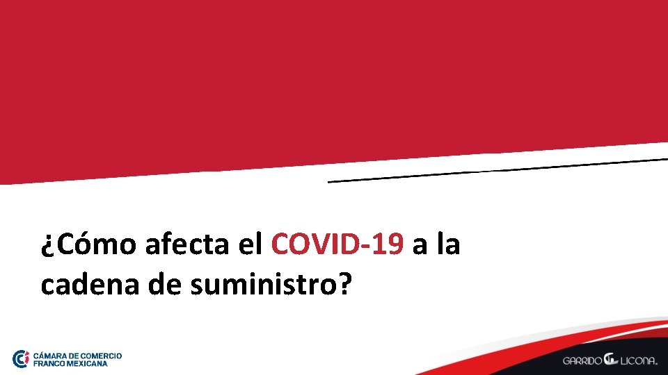 ¿Cómo afecta el COVID-19 a la cadena de suministro? 