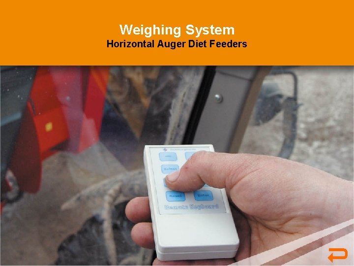Weighing System Horizontal Auger Diet Feeders 