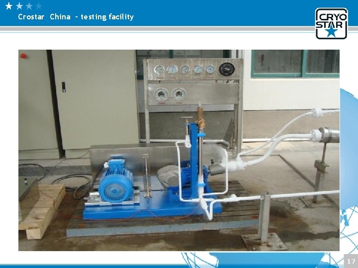 Crostar China - testing facility 17 