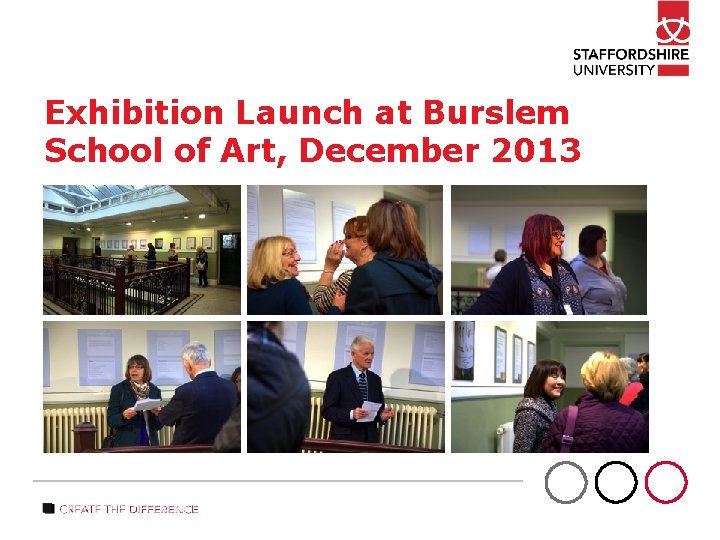 Exhibition Launch at Burslem School of Art, December 2013 wi 