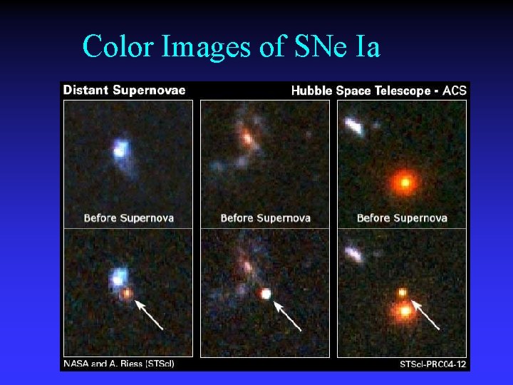 Color Images of SNe Ia 