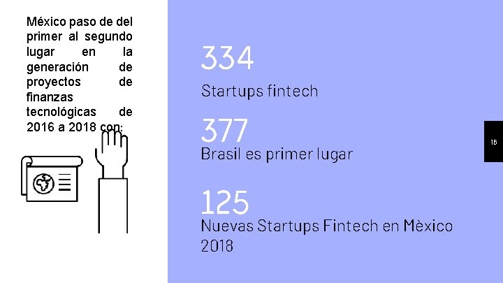 México paso de del primer al segundo lugar en la generación de proyectos de