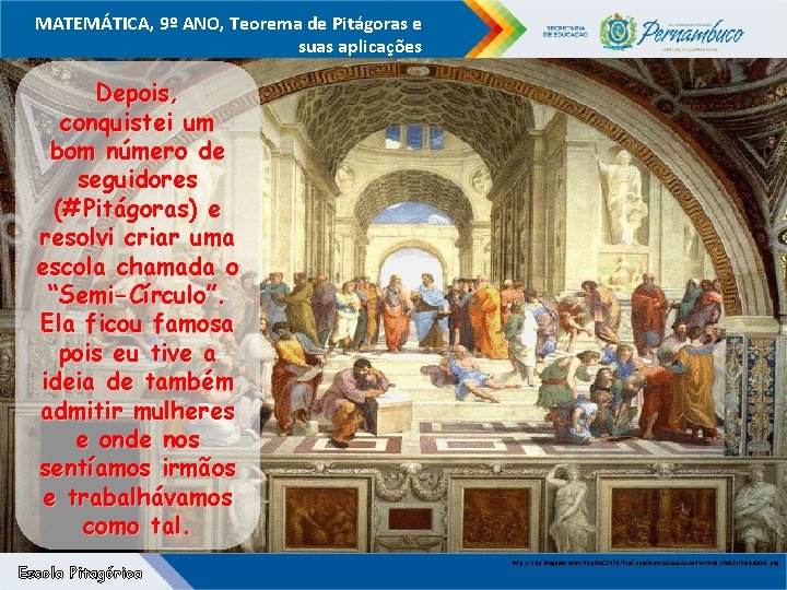 MATEMÁTICA, 9º ANO, Teorema de Pitágoras e suas aplicações Depois, conquistei um bom número