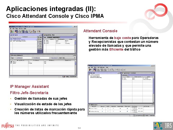 Aplicaciones integradas (II): Cisco Attendant Console y Cisco IPMA Attendant Console Herramienta de bajo