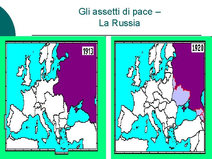 Gli assetti di pace – La Russia 