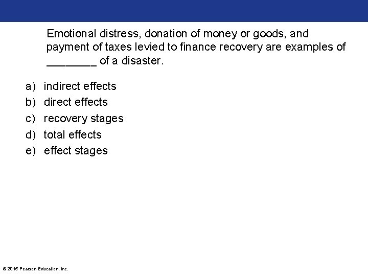 Emotional distress, donation of money or goods, and payment of taxes levied to finance Emotional distress, donation of money or goods, and payment of taxes levied to finance