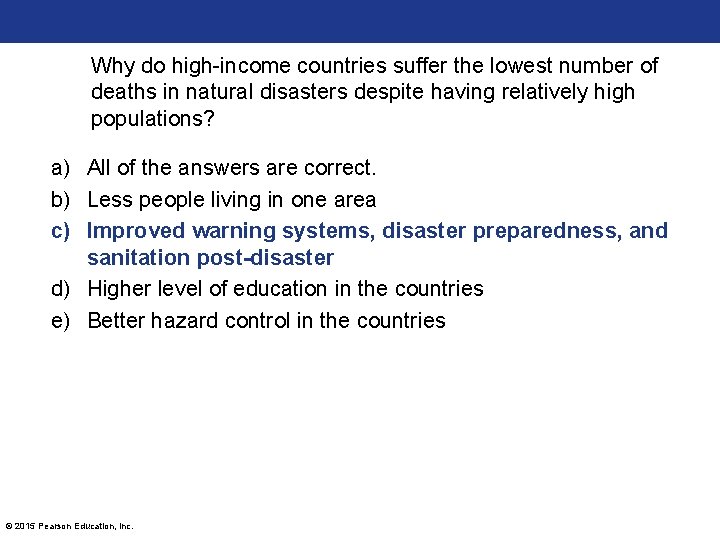 Why do high-income countries suffer the lowest number of deaths in natural disasters despite Why do high-income countries suffer the lowest number of deaths in natural disasters despite