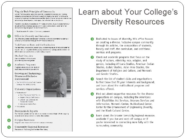 Learn about Your College’s Diversity Resources 