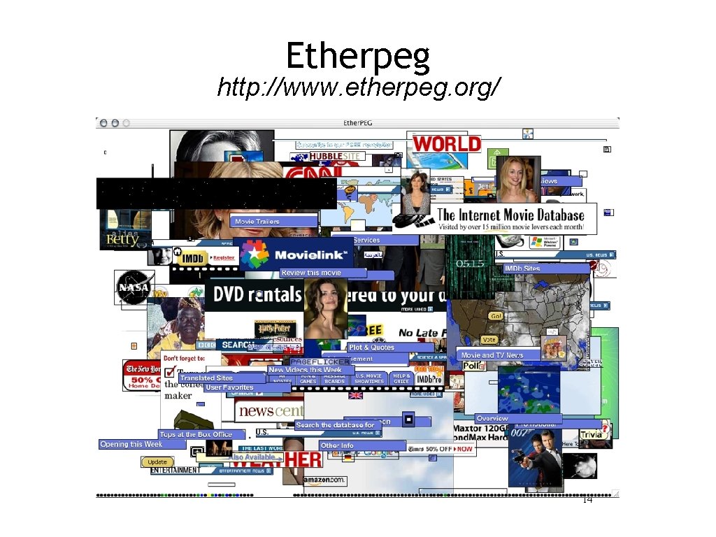 Etherpeg http: //www. etherpeg. org/ 14 