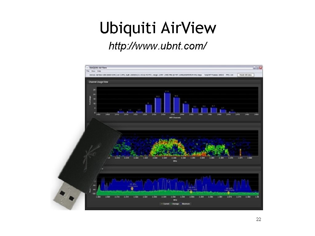 Ubiquiti Air. View http: //www. ubnt. com/ 22 