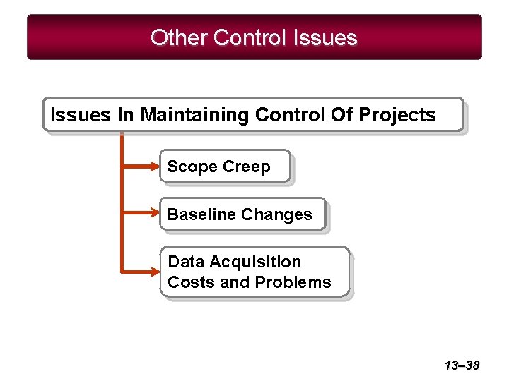 Other Control Issues In Maintaining Control Of Projects Scope Creep Baseline Changes Data Acquisition