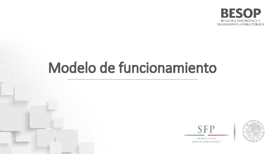 Modelo de funcionamiento 