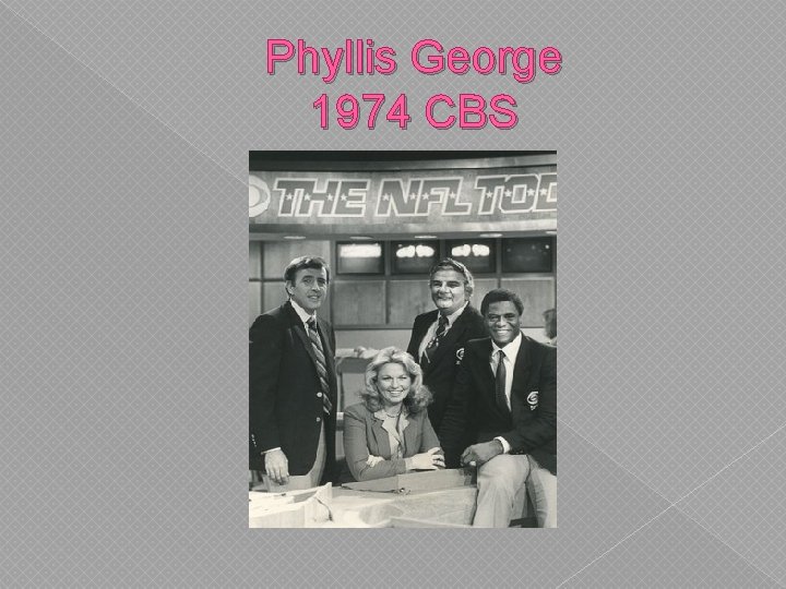 Phyllis George 1974 CBS 