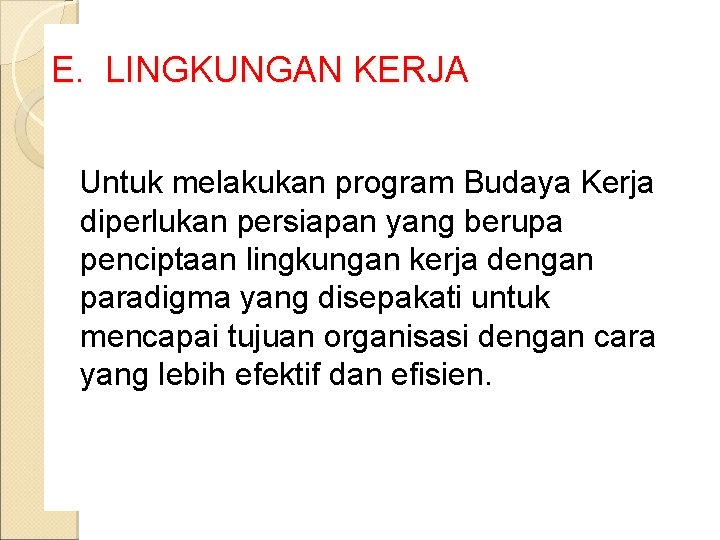 Budaya Kerja Organisasi Pemerintah By Zul Pahmi Badan
