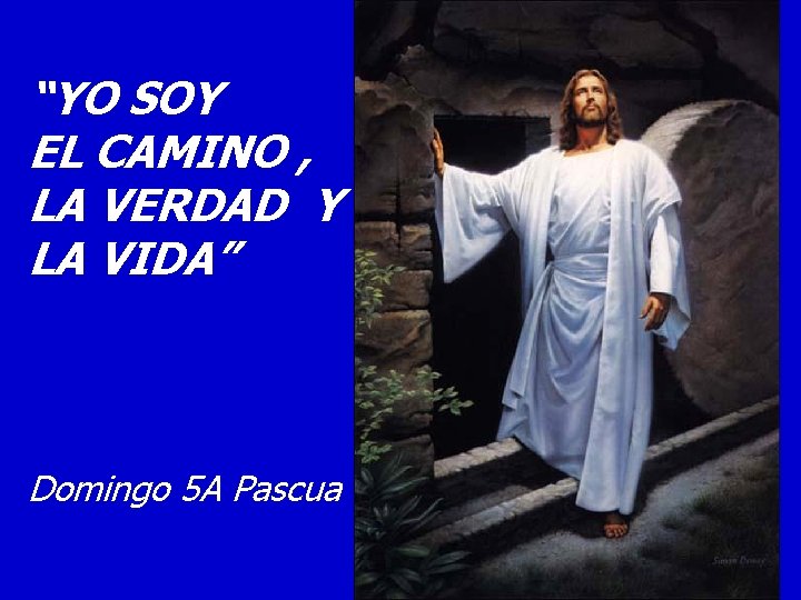 “YO SOY EL CAMINO , LA VERDAD Y LA VIDA” Domingo 5 A Pascua