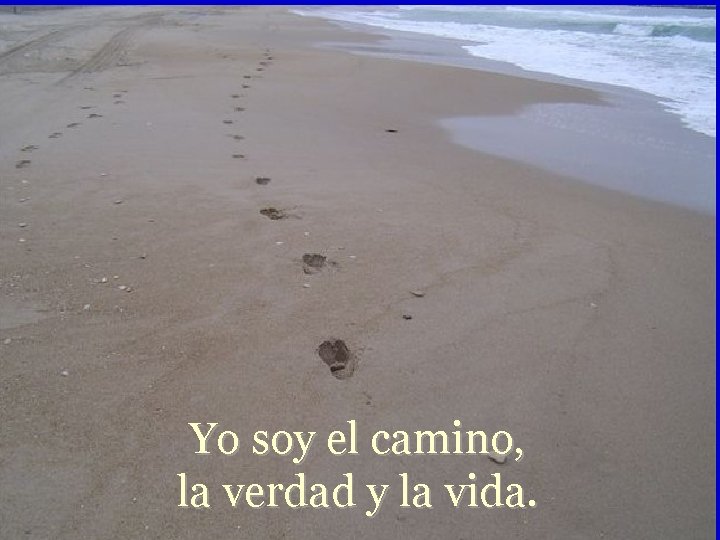 Yo soy el camino, la verdad y la vida. 