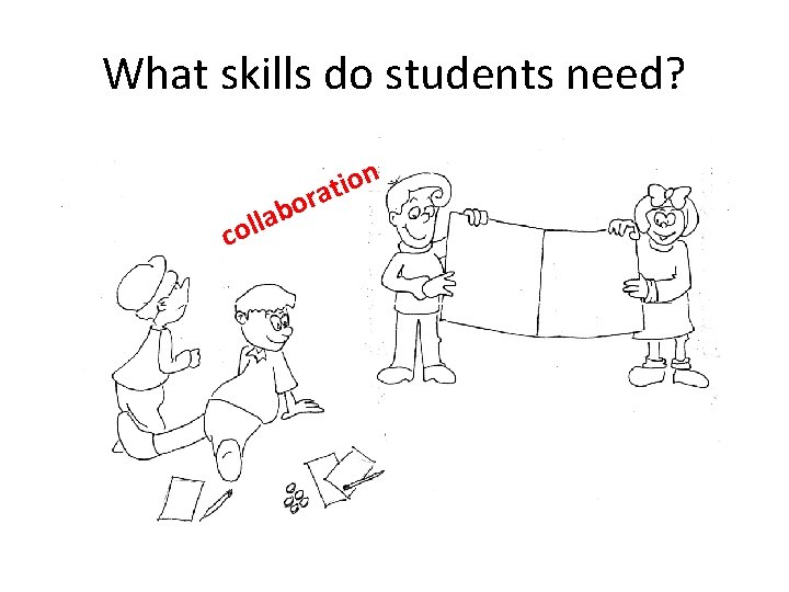 What skills do students need? o b a l col n o i rat What skills do students need? o b a l col n o i rat