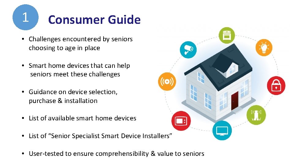 1 Consumer Guide • Challenges encountered by seniors choosing to age in place •