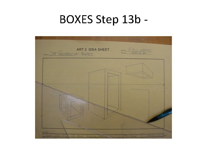 BOXES Step 13 b - 