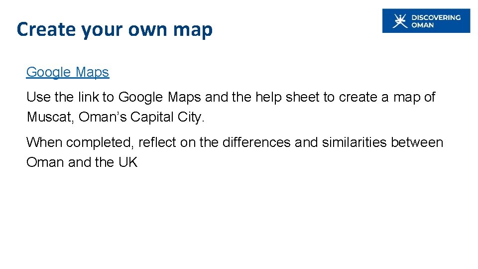Create your own map Google Maps Use the link to Google Maps and the Create your own map Google Maps Use the link to Google Maps and the