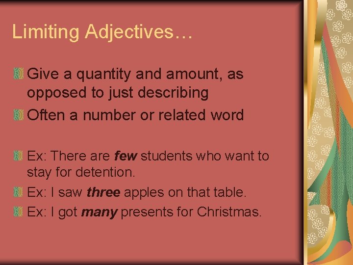 Adjectives Adverbs 6 Th Grade Language Arts What