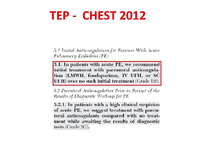 TEP - CHEST 2012 