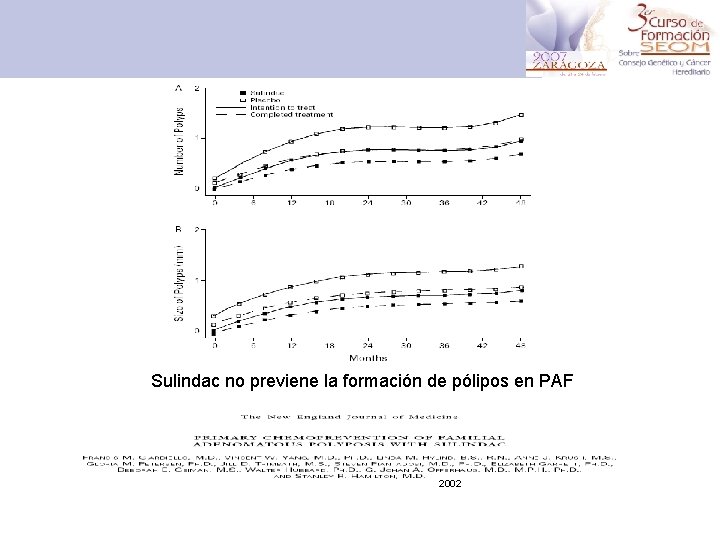 Sulindac no previene la formación de pólipos en PAF 2002 