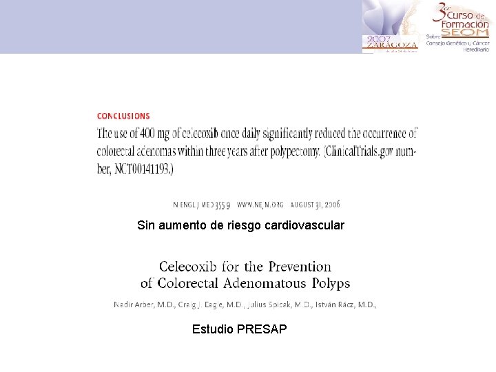 Sin aumento de riesgo cardiovascular Estudio PRESAP 