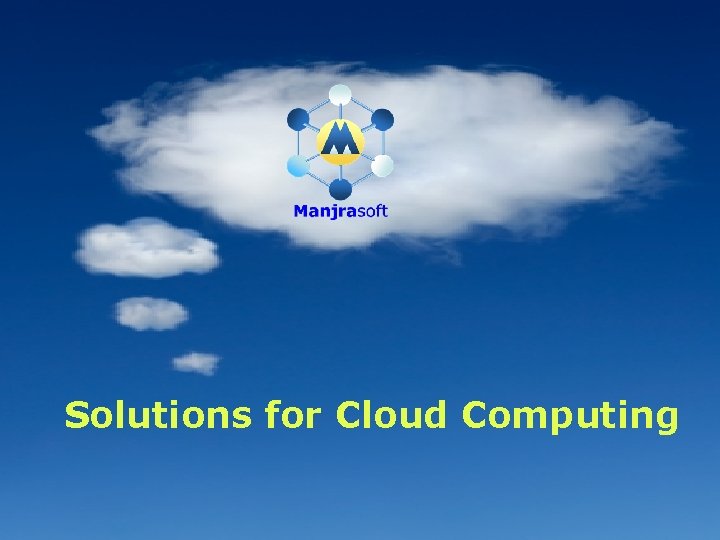 Solutions for Cloud Computing 66 