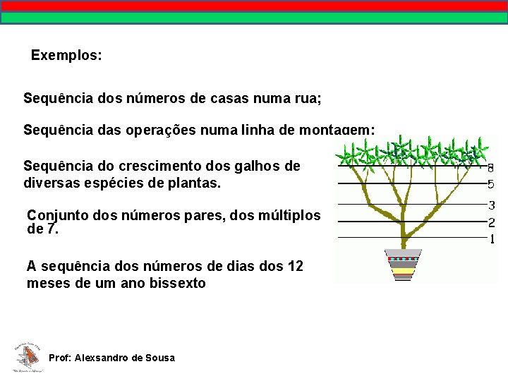 MATEMÁTICA, 9º Ano Pontos no plano cartesiano/pares ordenados Exemplos: Sequência dos números de casas