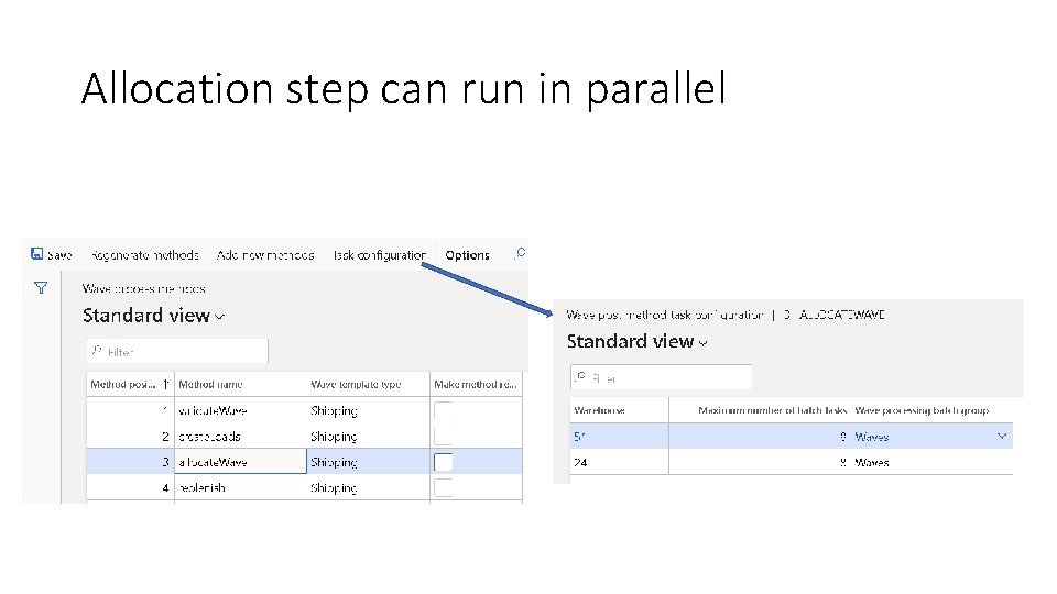 Allocation step can run in parallel 