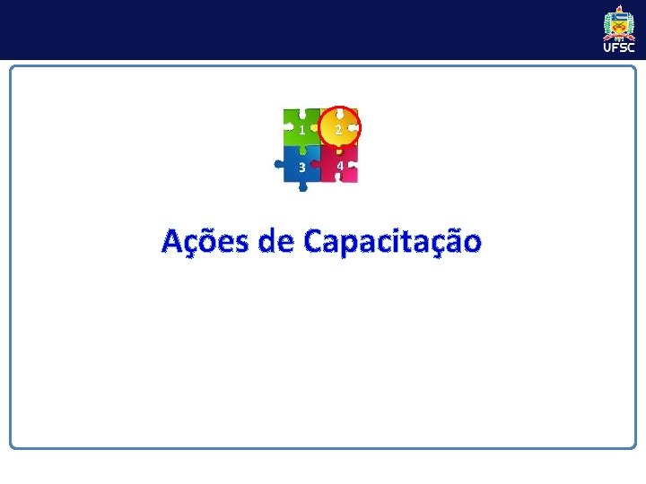 Ações de Capacitação 