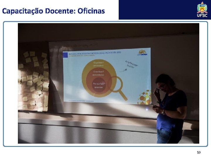 Capacitação Docente: Oficinas 59 