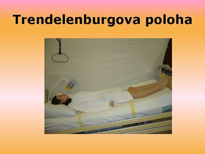 Trendelenburgova poloha 