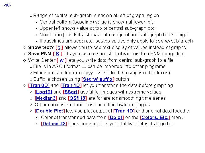 -18å Range ² ² of central sub-graph is shown at left of graph region