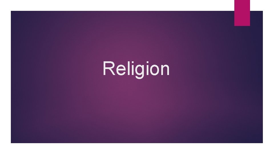 Religion 