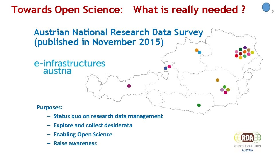 Towards Open Science: What is really needed ? Austrian National Research Data Survey (published