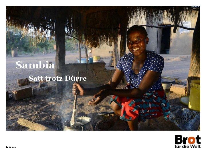 Sambia Satt trotz Dürre Seite /20 