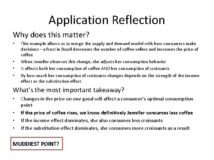 Application Reflection Why does this matter? • • This example allows us to merge